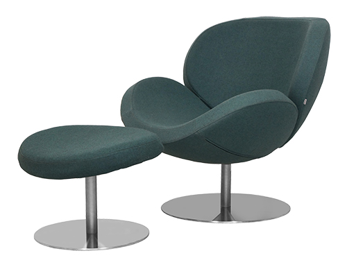 Personal Chair w/Ottoman (Fabric) (Used)