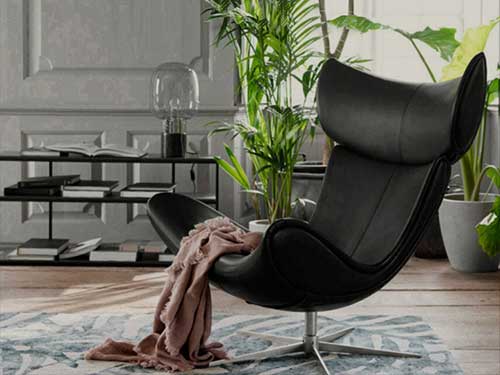 Lounge Chair (Leather) (Used)