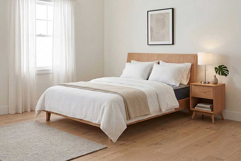 King-Size Bed Frame (New)