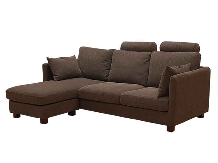 2way Sofa w/2 Headrest (Fabric) (Used)