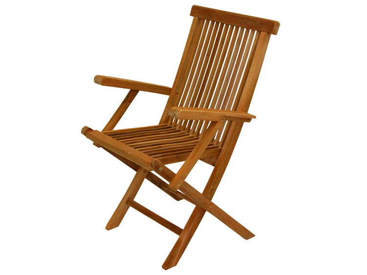 Garden Folding Arm Chair (Used)