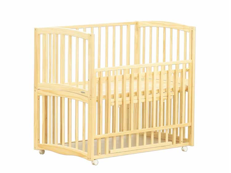 wood baby bed