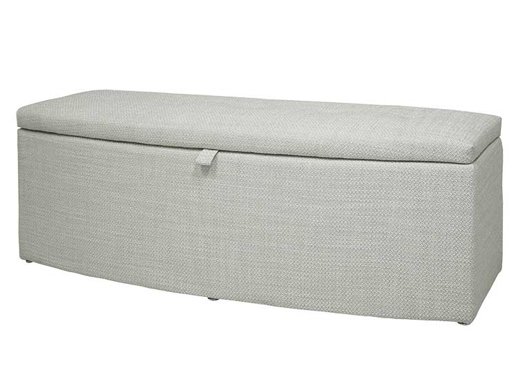 Storage ottoman (Fabric) (Used)