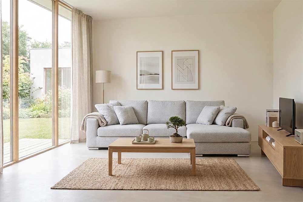 Corner Sofa (Fabric) (New)