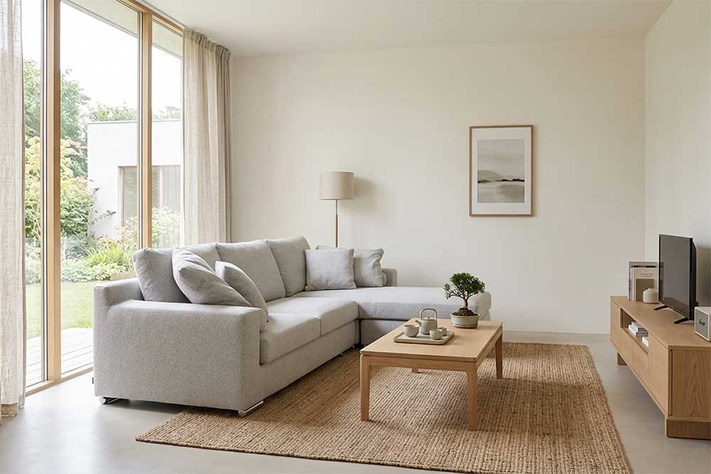 Corner Sofa (Used Frame / New Cover)