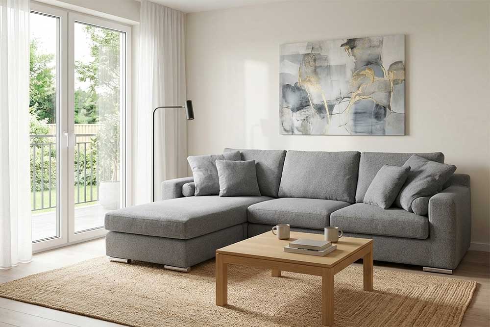 Combination Sofa (Fabric) (Used)