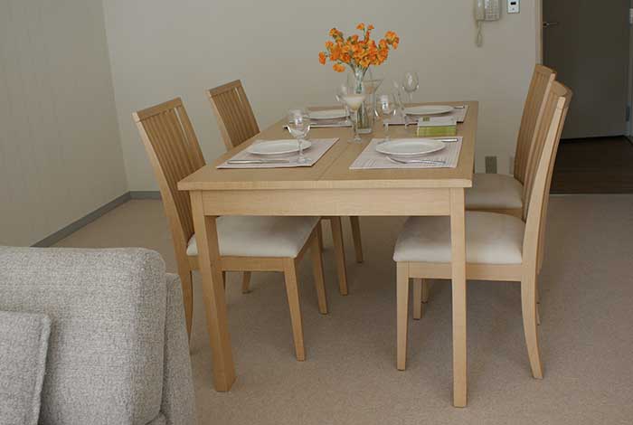 Tokyo Lease Corporation For Al, Maple Dining Table And 4 Chairs
