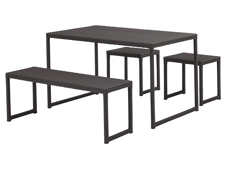 Garden Table with Garden Bench Set (Used)