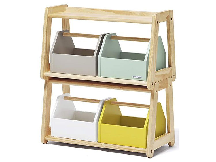 Toy Shelf w/4 Boxes (Used)